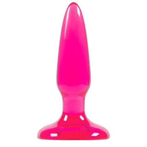 Розовая анальная мини-пробка Jelly Rancher Pleasure Plug Mini - 8,1 см.