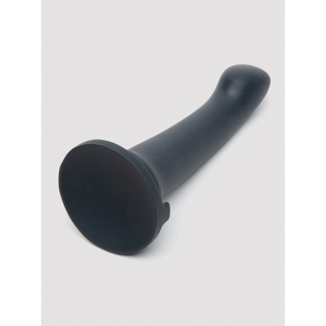 Черный фаллоимитатор Feel It Baby Silicone G-Spot Dildo - 17,8 см.