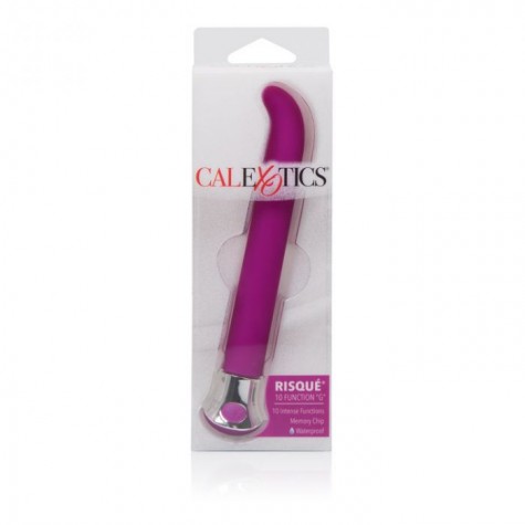 Фиолетовый вибратор 10-Function Risque G Vibes - 14,5 см.